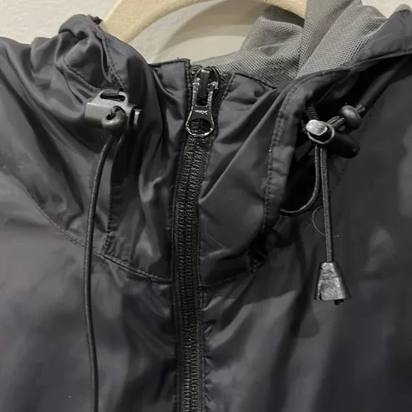 [XL]Carhartt Black Windbreaker with Lining - Picture 3 of 9